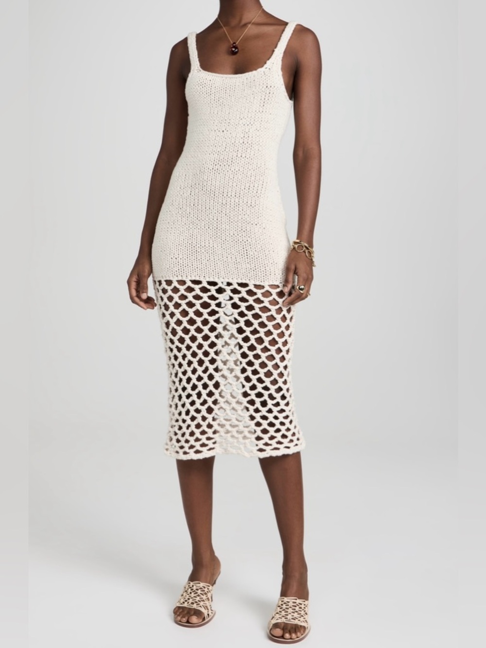 Nia Thomas Sade Dress in ivory size M